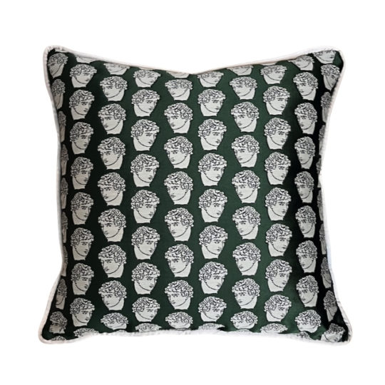 Emerald Adriatic Muse cushion